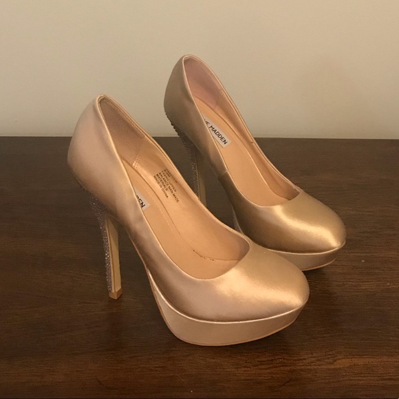 Steve Madden PARTYY-R Rhinestone Platform Heels - Picture 7 of 8